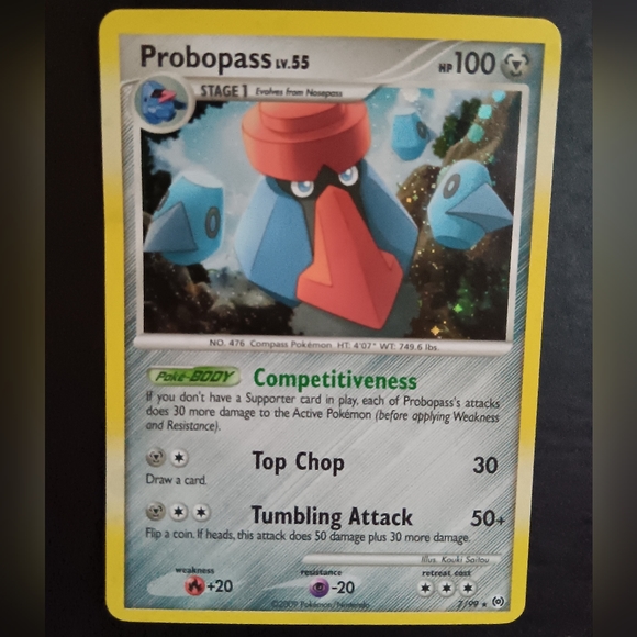 Probopass Pokemon Card - Arceus Evolution - 7/99 Rare Holo - Picture 2 of 9